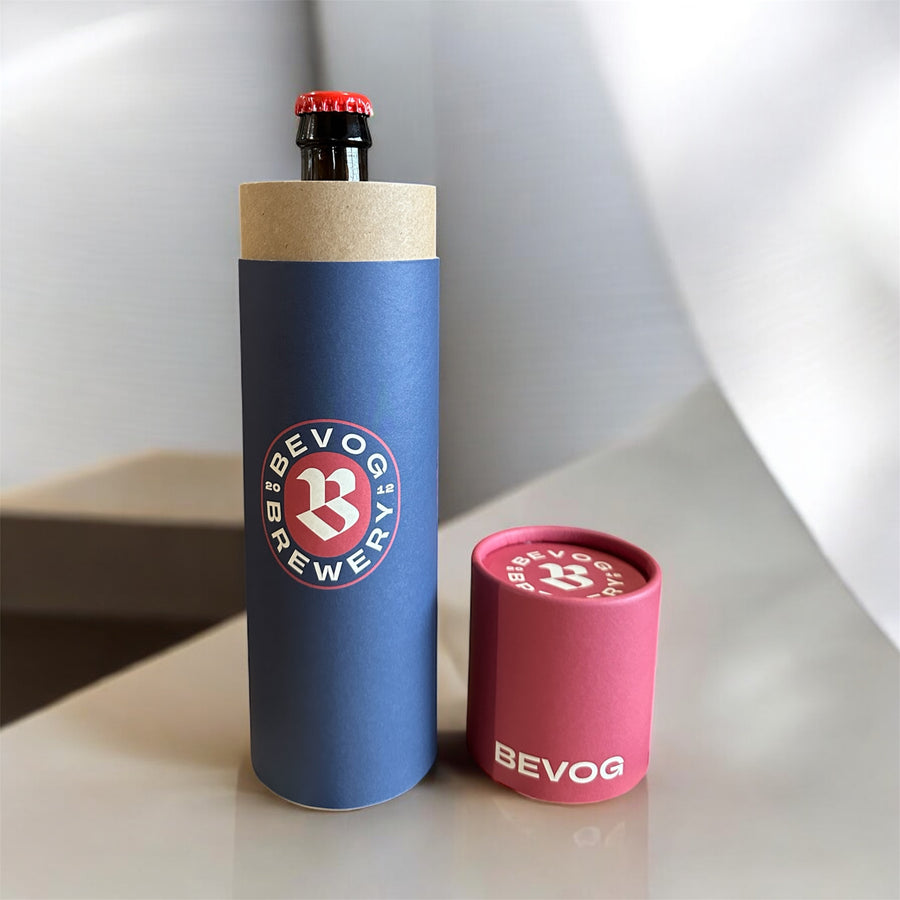 Flasche in Karton-Schatulle