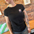 Load image into Gallery viewer, BEVOG DRINKERS T-SHIRT BLACK♀️
