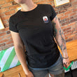 Load image into Gallery viewer, BEVOG DRINKERS T-SHIRT BLACK♀️
